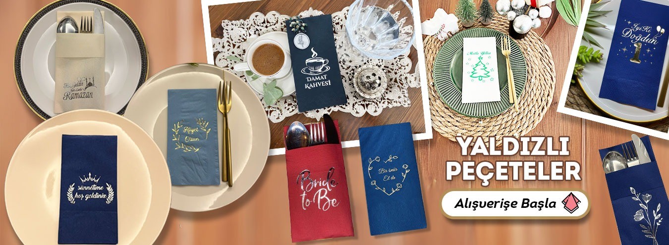 Yaldızlı Peçeteler