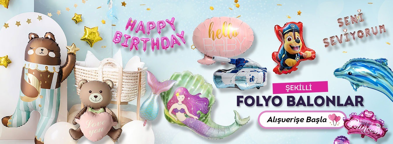 Şekilli Folyo Balon