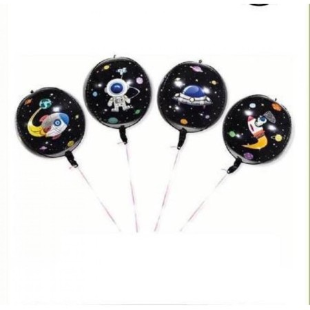 Uzay Küresi Folyo Balon 4 Boyutlu 