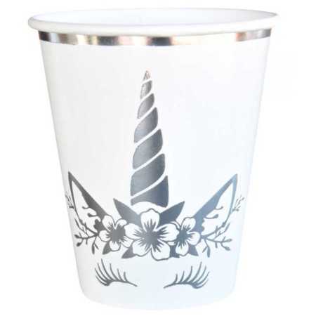 Unicorn Bardak Gümüş Yaldızlı 6 lı