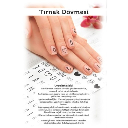 Bride Tırnak Dövmesi