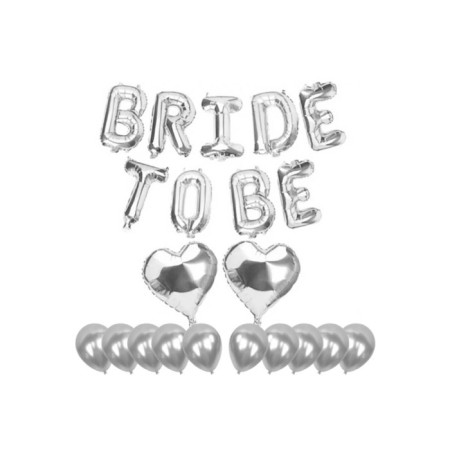 Bride To Be Folyo Balon Seti Gümüş