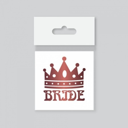 Dövme Bride Taç Rose Gold