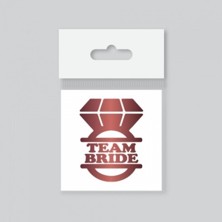 Dövme Team Bride Büyük Yüzük Rose Gold