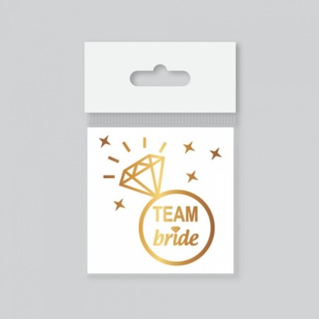 Dövme Team Bride Yüzük İçinde Gold