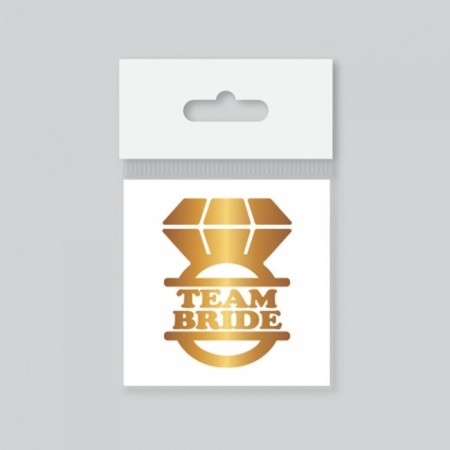 Dövme Team Bride Büyük Yüzük Gold