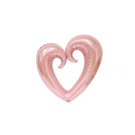 Kalp Folyo Balon Rose Gold 96/109 cm