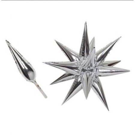 Kutup Yıldızı Gümüş Folyo Balon 100 cm