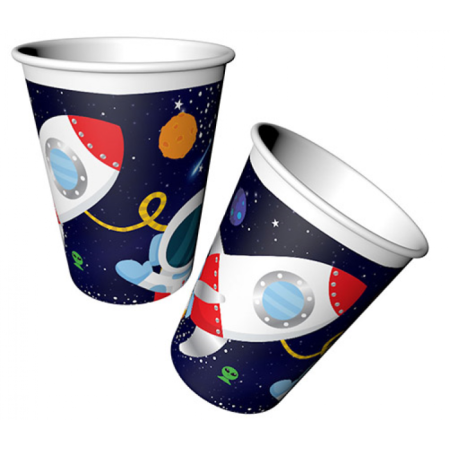 Uzay Temalı Bardak 8 li