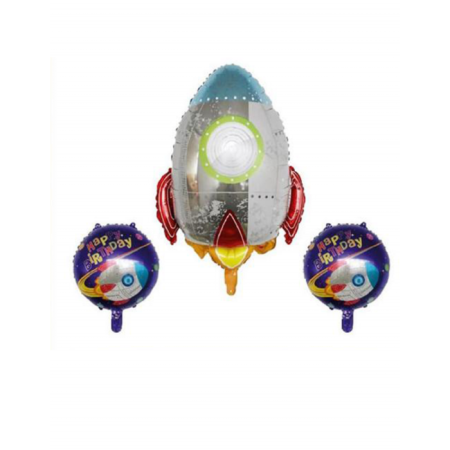 Roket Folyo Balon 3 lü