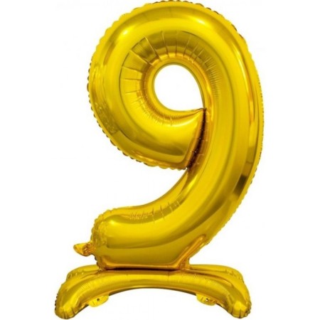 Ayakta Durabilen Gold 9 Rakam Folyo Balon