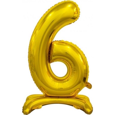 Ayakta Durabilen Gold 6 Rakam Folyo Balon