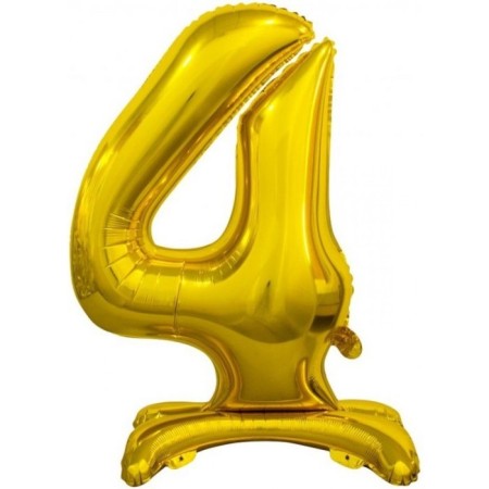 Ayakta Durabilen Gold 4 Rakam Folyo Balon