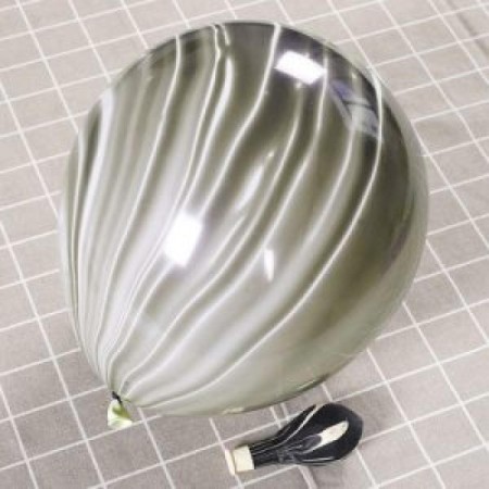 Mermer Desenli Siyah Lateks Balon 14 inç