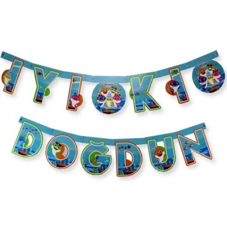 Baby Shark İyi ki Doğdun Banner