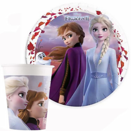 Frozen Karton Tabak Bardak 8 li