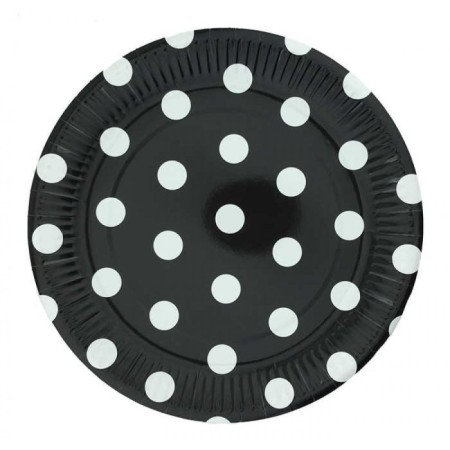 Siyah Puantiyeli Tabak