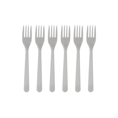 Gümüş Plastik Çatal