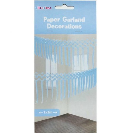 Arka Fon Mavi Asma Süs