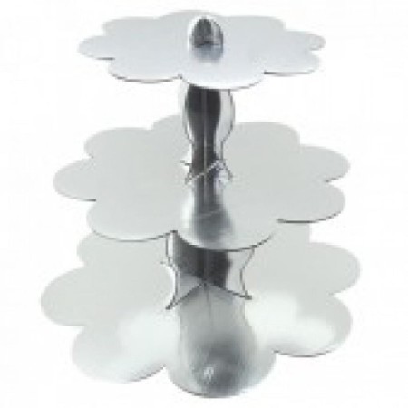 Kek Standı Gümüş  