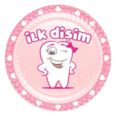 İlk Dişim Pembe Tabak