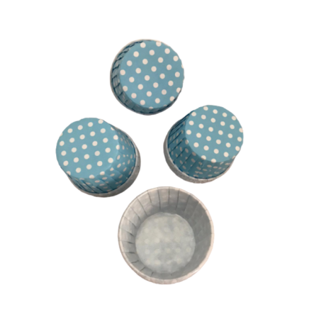 Mavi Puanlı Bardak Ağızlı Kapsül