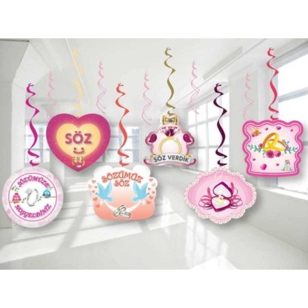 6 lı Tavan Süsü Sözümüz Söz