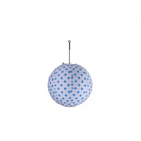 Çin Feneri Puanlı Mavi Küçük