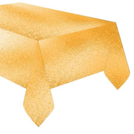 Metalize Masa Örtüsü Gold