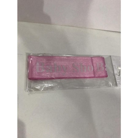 Pembe Baby Shower Kuşak