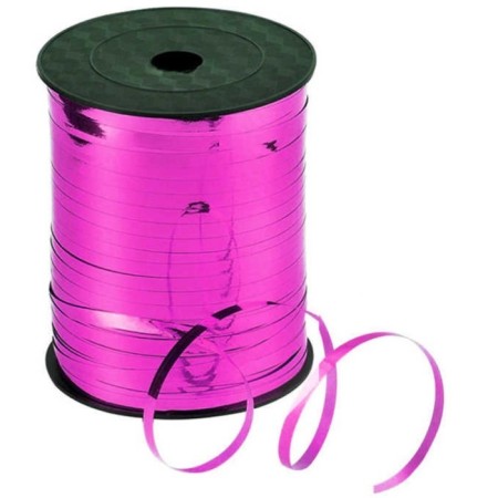 Metalize Fuşya Rafya 200 Metre