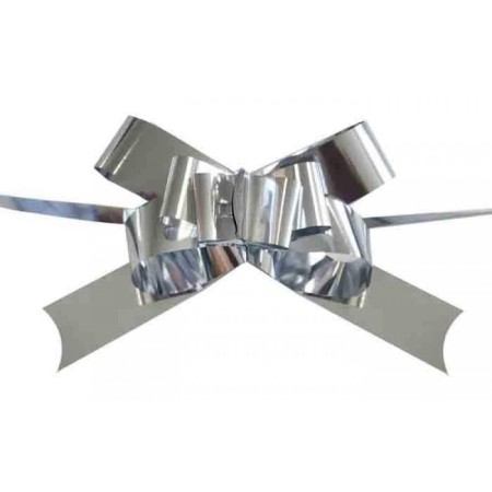 Metalize Çekmeli Fiyonk Gümüş