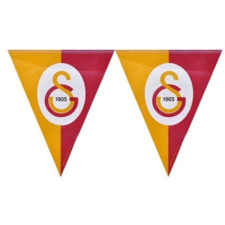 Galatasaray Üçgen Bayrak Set