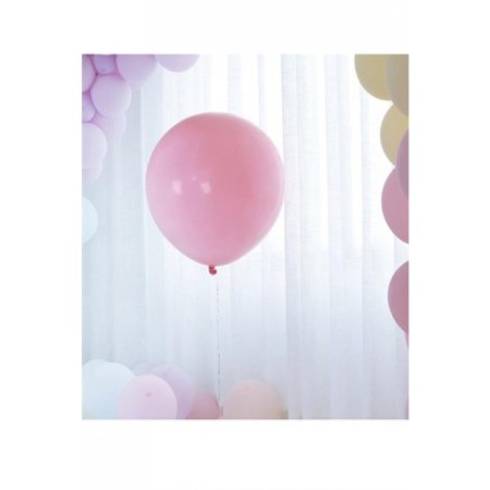 Pembe Makaron 18 inç Jumbo Balon