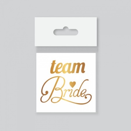 Dövme Team Bride Kalpli Gold