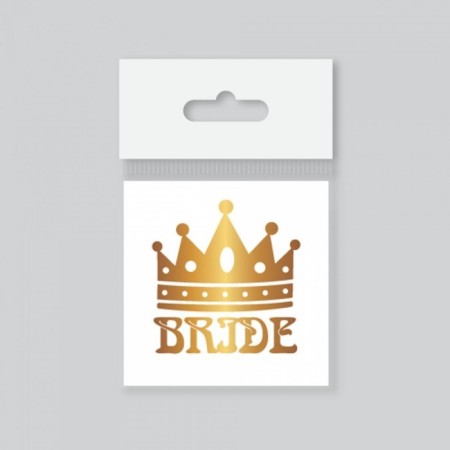 Dövme Bride Taç Gold