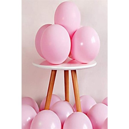 10 lu Pembe Makaron Balon
