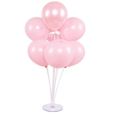 7 li Balon Demeti Makaron Pembe Balon