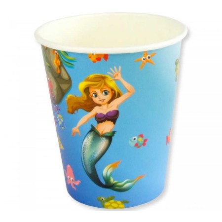 Deniz Kızı Karton Bardak
