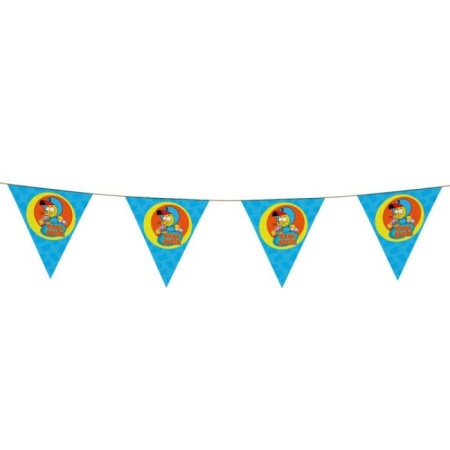 Kral Şakir Baskılı Üçgen Flama