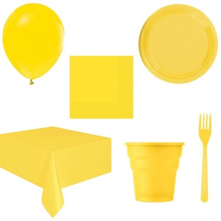 Sarı Sofra Seti 25 Kişilik