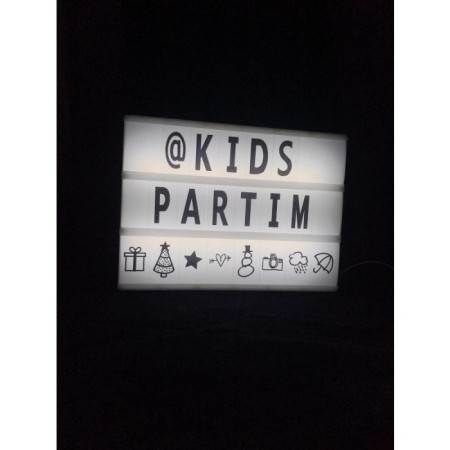 Dekoratif Light Box Sinematik Led Işıklı Yazı Paneli