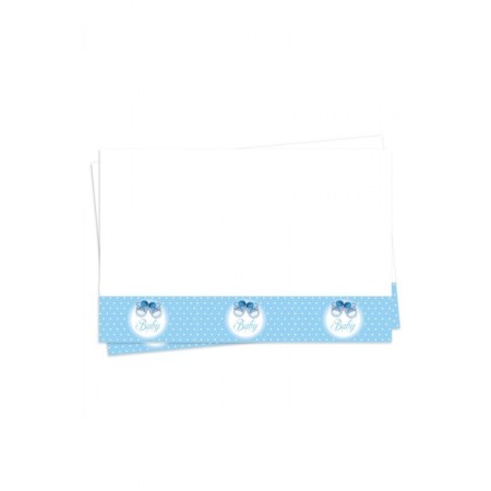 Mavi Patikler Masa Örtüsü