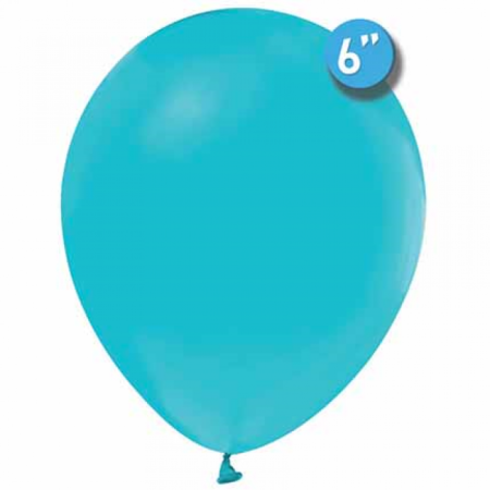 Pastel Turkuaz Balon 6 inc