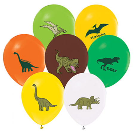 Jurassik Dinozor Parti Baskılı Balon