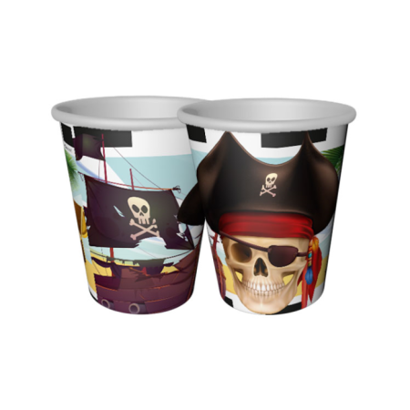 Korsan Temalı Karton Bardak