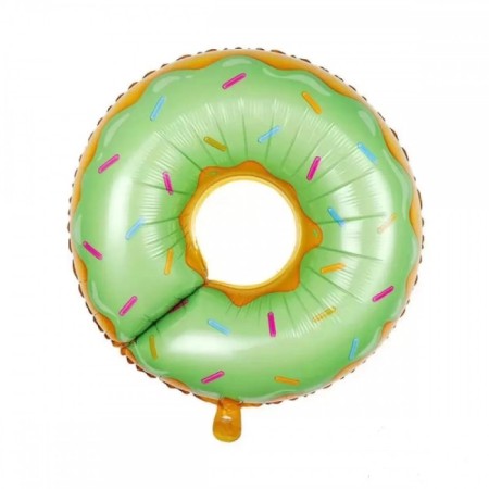 Donut Folyo Balon Yeşil 70 cm