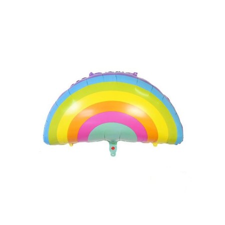 Gökkuşağı Makaron Renkli Folyo Balon