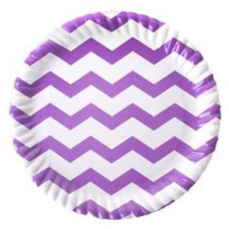 Mor Zikzak Desenli Tabak