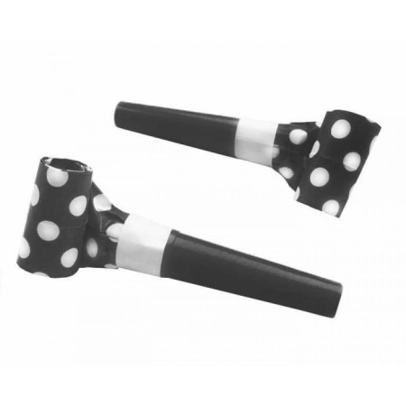 Düdüklü Kaynana Dili Siyah Puantiyeli 